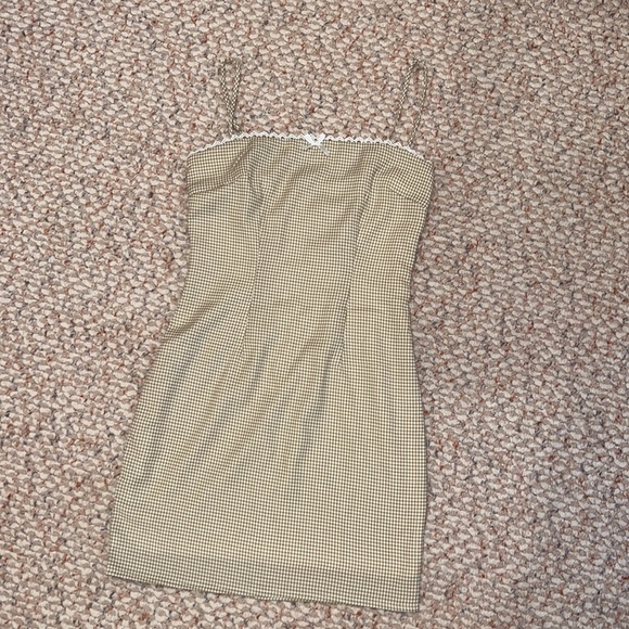 90s gingham mini dress size 2-4 - Picture 1 of 3